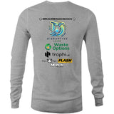 2025 GSRC Supporters Long Sleeve T-Shirt - White/Grey