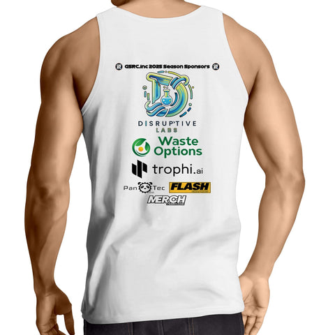 2025 GSRC Supporters Singlet Top - White