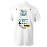 2025 GSRC Supporters Polo Shirt - White/Grey