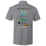 2025 GSRC Supporters Polo Shirt - White/Grey